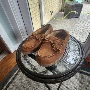 Men's Moccasin Slippers - Alpaca Fur